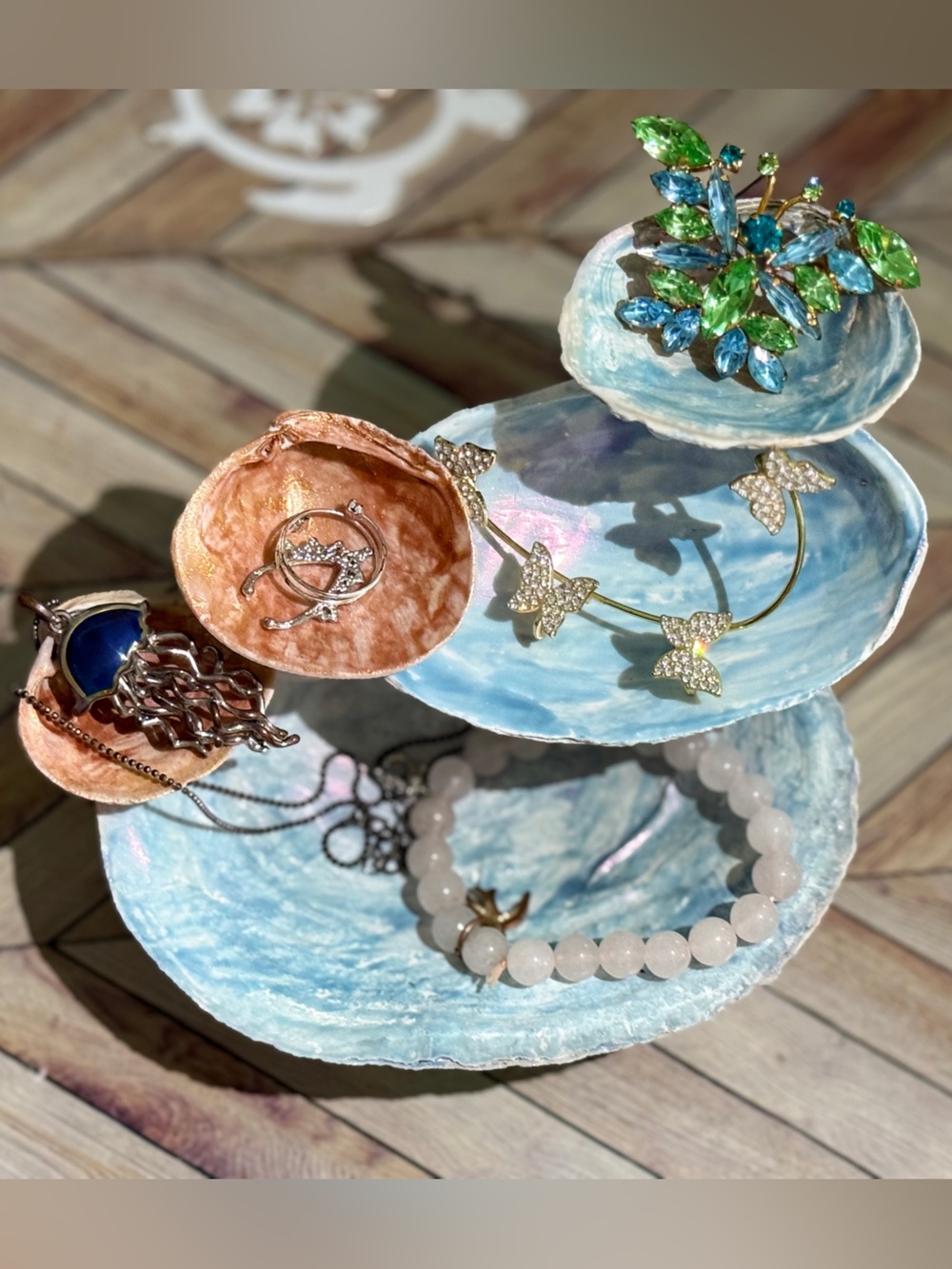 Handmade Shell Jewelry Dish